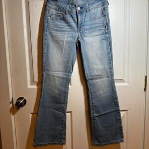 American Eagle jeans Kick Boot size 8